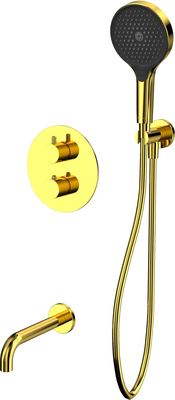 Душевой гарнитур со смесителем Whitecross Y YSET10TOPGL - фото