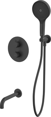 Душевой гарнитур со смесителем Whitecross Y YSET10TOPBL - фото