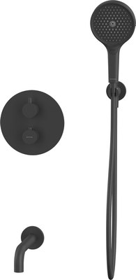 Душевой гарнитур со смесителем Whitecross Y YSET10TOPBL