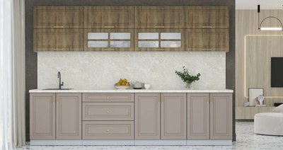 Кухонный гарнитур Интерлиния Мила Шато 3.1А