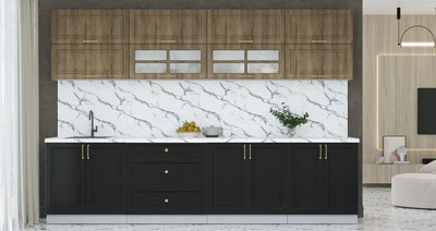 Кухонный гарнитур Интерлиния Мила Шато 3.1А