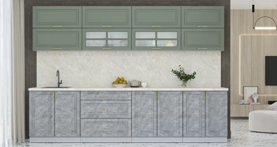 Кухонный гарнитур Интерлиния Мила Шато 3.1А