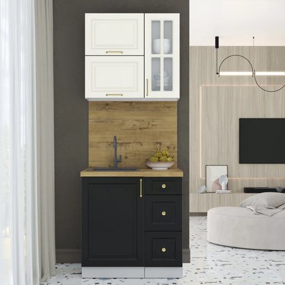 Кухонный гарнитур Интерлиния Мила Шато 0.8Б