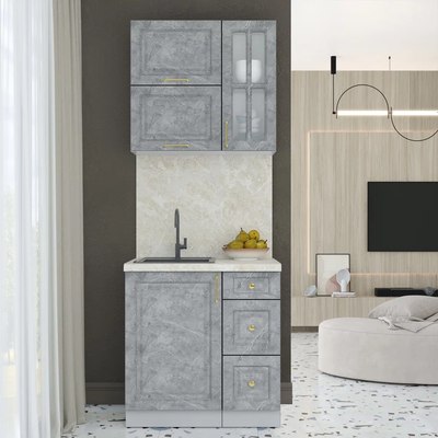 Кухонный гарнитур Интерлиния Мила Шато 0.8Б