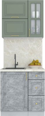 Кухонный гарнитур Интерлиния Мила Шато 0.8Б - фото