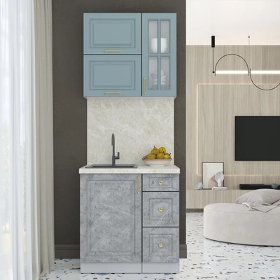 Кухонный гарнитур Интерлиния Мила Шато 0.8Б