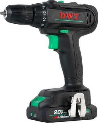 Аккумуляторная дрель-шуруповерт DWT ABSP-20 / NF-2 BMC - фото
