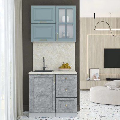 Кухонный гарнитур Интерлиния Мила Шато 0.9Б