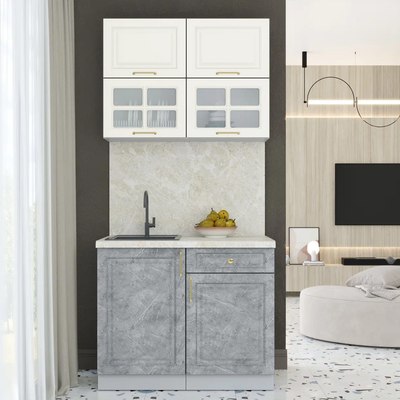 Кухонный гарнитур Интерлиния Мила Шато 1.0Б