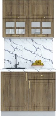 Кухонный гарнитур Интерлиния Мила Шато 1.0Б - фото