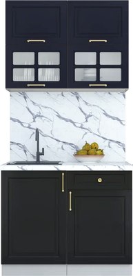 Кухонный гарнитур Интерлиния Мила Шато 1.0Б - фото