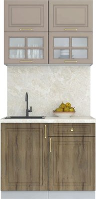 Кухонный гарнитур Интерлиния Мила Шато 1.0Б - фото