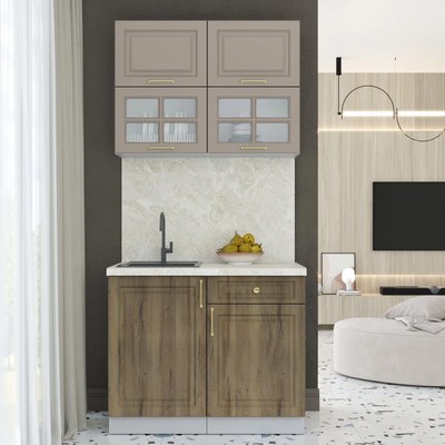 Кухонный гарнитур Интерлиния Мила Шато 1.0Б