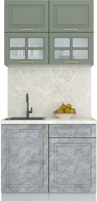 Кухонный гарнитур Интерлиния Мила Шато 1.0Б - фото