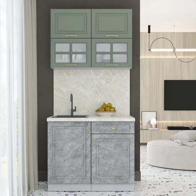 Кухонный гарнитур Интерлиния Мила Шато 1.0Б