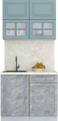 Кухонный гарнитур Интерлиния Мила Шато 1.0Б - фото