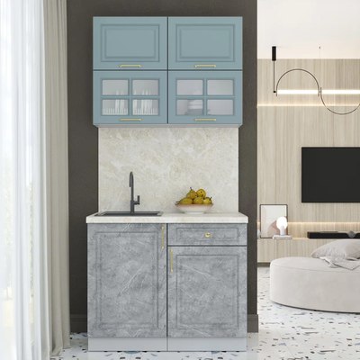 Кухонный гарнитур Интерлиния Мила Шато 1.0Б