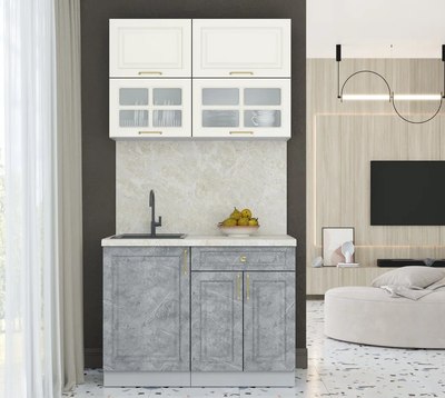 Кухонный гарнитур Интерлиния Мила Шато 1.1Б