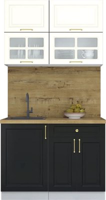 Кухонный гарнитур Интерлиния Мила Шато 1.1Б - фото