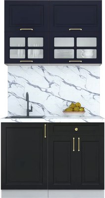 Кухонный гарнитур Интерлиния Мила Шато 1.1Б - фото