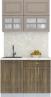 Кухонный гарнитур Интерлиния Мила Шато 1.1Б - фото