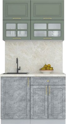 Кухонный гарнитур Интерлиния Мила Шато 1.1Б - фото