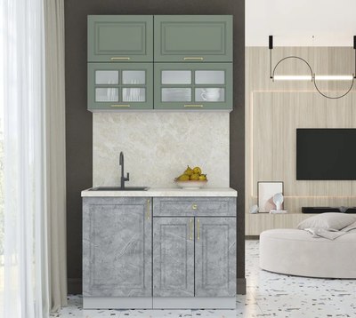 Кухонный гарнитур Интерлиния Мила Шато 1.1Б