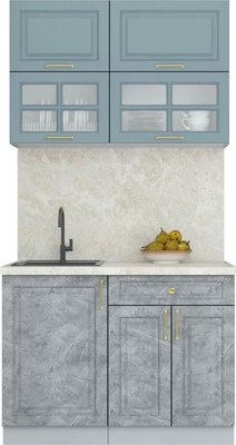 Кухонный гарнитур Интерлиния Мила Шато 1.1Б - фото