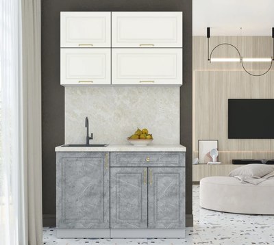 Кухонный гарнитур Интерлиния Мила Шато 1.2Б