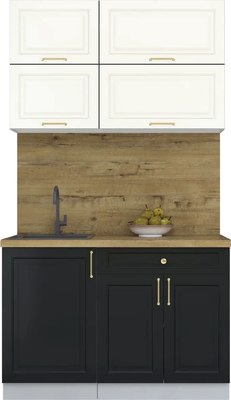 Кухонный гарнитур Интерлиния Мила Шато 1.2Б - фото
