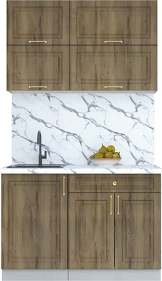 Кухонный гарнитур Интерлиния Мила Шато 1.2Б - фото