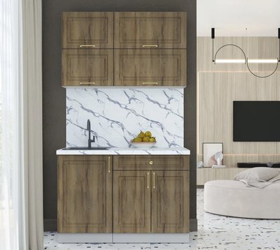 Кухонный гарнитур Интерлиния Мила Шато 1.2Б