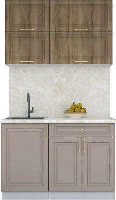 Кухонный гарнитур Интерлиния Мила Шато 1.2Б - фото