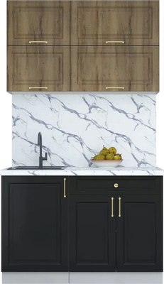 Кухонный гарнитур Интерлиния Мила Шато 1.2Б - фото