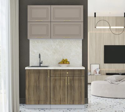 Кухонный гарнитур Интерлиния Мила Шато 1.2Б