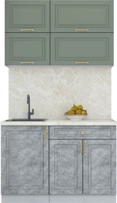 Кухонный гарнитур Интерлиния Мила Шато 1.2Б - фото