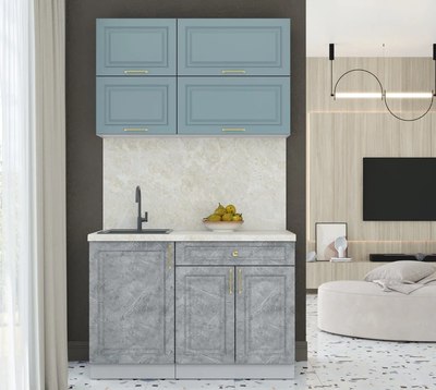 Кухонный гарнитур Интерлиния Мила Шато 1.2Б