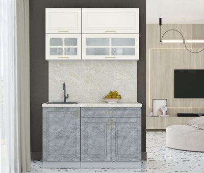 Кухонный гарнитур Интерлиния Мила Шато 1.3Б