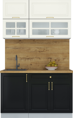 Кухонный гарнитур Интерлиния Мила Шато 1.3Б - фото