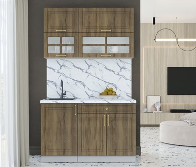 Кухонный гарнитур Интерлиния Мила Шато 1.3Б