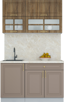 Кухонный гарнитур Интерлиния Мила Шато 1.3Б - фото