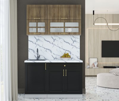 Кухонный гарнитур Интерлиния Мила Шато 1.3Б