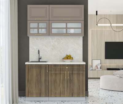 Кухонный гарнитур Интерлиния Мила Шато 1.3Б