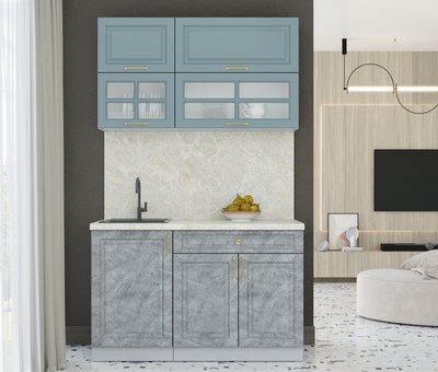 Кухонный гарнитур Интерлиния Мила Шато 1.3Б