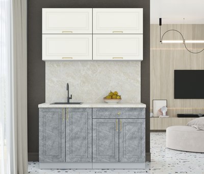 Кухонный гарнитур Интерлиния Мила Шато 1.4Б