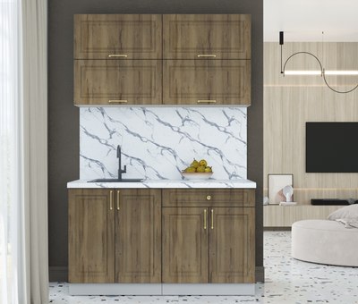 Кухонный гарнитур Интерлиния Мила Шато 1.4Б