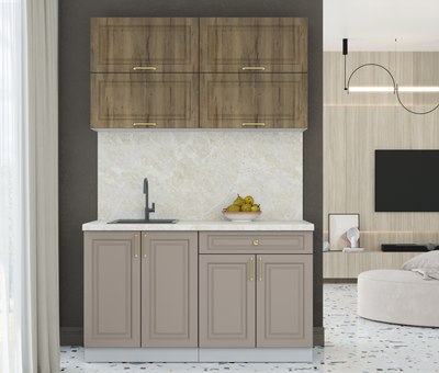 Кухонный гарнитур Интерлиния Мила Шато 1.4Б