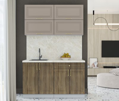 Кухонный гарнитур Интерлиния Мила Шато 1.4Б