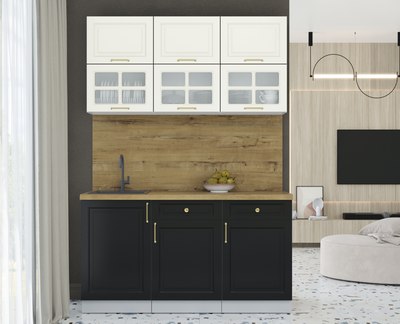 Кухонный гарнитур Интерлиния Мила Шато 1.5Б