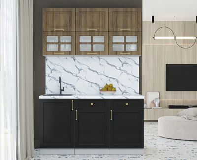 Кухонный гарнитур Интерлиния Мила Шато 1.5Б